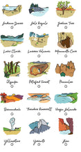 Load image into Gallery viewer, 63 National Parks Checklist Poster 🌲 Free Shipping 🚚 "Inspire park adventures for years to come 🤠"