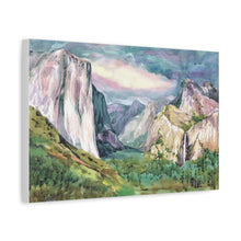 Load image into Gallery viewer, Yosemite National Park Painted Canvas Print