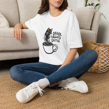 Load image into Gallery viewer, Shark Valley Coffee's Halloween Cat Tee
