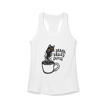 Load image into Gallery viewer, Shark Valley Coffee Halloween Cat Tank Top
