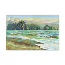 Load image into Gallery viewer, Olympic National Park Painted Canvas Print