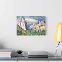 Load image into Gallery viewer, Yosemite National Park Painted Canvas Print