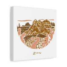 Load image into Gallery viewer, Zion National Park Canvas Wall Art