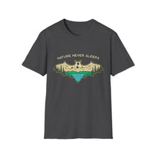 Load image into Gallery viewer, Nature Never Sleeps Halloween Bat Tee