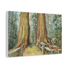 Load image into Gallery viewer, Sequoia National Park Painted Canvas Print