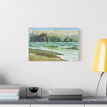 Load image into Gallery viewer, Olympic National Park Painted Canvas Print