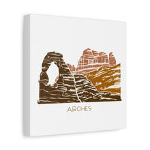 Load image into Gallery viewer, Arches National Park Canvas Wall Art