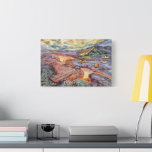 Load image into Gallery viewer, Hawaii Volcanoes National Park Painted Canvas Print