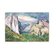 Load image into Gallery viewer, Yosemite National Park Painted Canvas Print