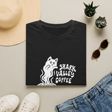 Load image into Gallery viewer, Shark Valley Coffee's Halloween Cat Tee