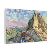 Load image into Gallery viewer, Kings Canyon National Park Painted Canvas Print