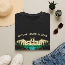 Load image into Gallery viewer, Halloween "Nature Never Sleeps" Tee