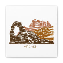 Load image into Gallery viewer, Arches National Park Canvas Wall Art