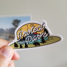 Load image into Gallery viewer, Sticker 4-Pack:  &quot;Howdy Ranger&quot; + &quot;Protect Our Parks&quot; + &quot;Earth Day&quot; + &quot;Tread Lightly&quot;🌲 Weatherproof 💦 All High Quality 👌 3&quot; x 3&quot;