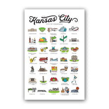 Load image into Gallery viewer, Kansas City Landmark Checklist Poster 🙌